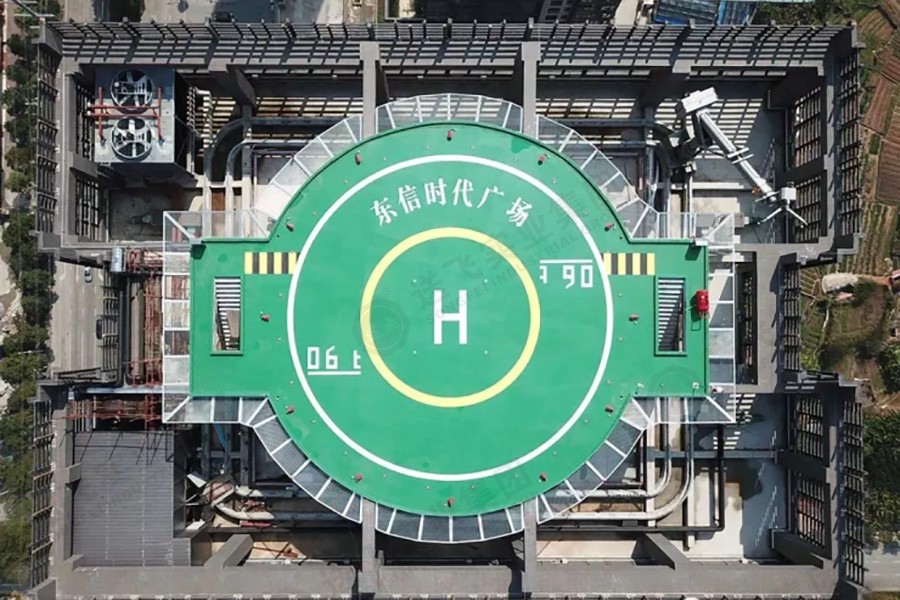直升機停機坪機場標志顏色是固定的嗎？都有哪些？